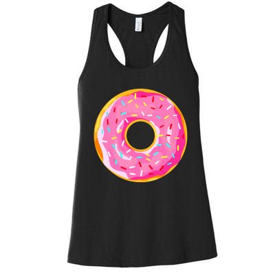 Donut Doughnut Costume Women's Racerback Tank