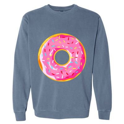 Donut Doughnut Costume Garment-Dyed Sweatshirt