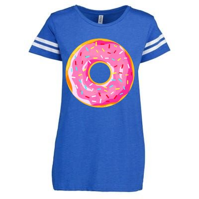 Donut Doughnut Costume Enza Ladies Jersey Football T-Shirt