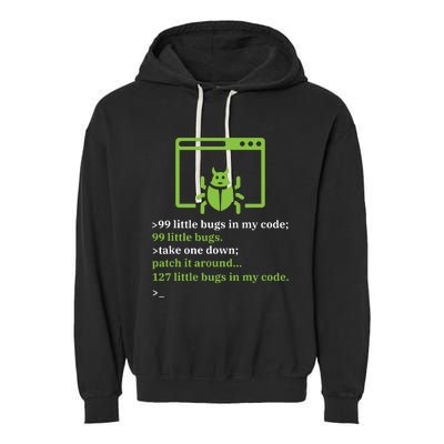 Debugger Debugging Computer Science Programmer Coding Garment-Dyed Fleece Hoodie