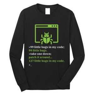 Debugger Debugging Computer Science Programmer Coding Long Sleeve Shirt