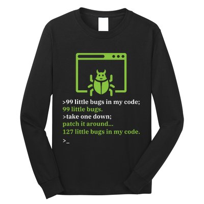 Debugger Debugging Computer Science Programmer Coding Long Sleeve Shirt