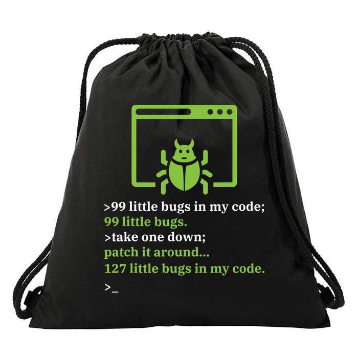 Debugger Debugging Computer Science Programmer Coding Drawstring Bag
