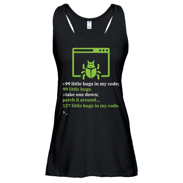 Debugger Debugging Computer Science Programmer Coding Ladies Essential Flowy Tank