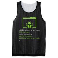 Debugger Debugging Computer Science Programmer Coding Mesh Reversible Basketball Jersey Tank