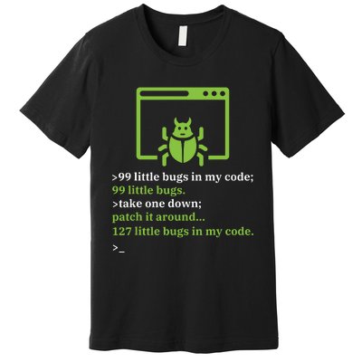 Debugger Debugging Computer Science Programmer Coding Premium T-Shirt