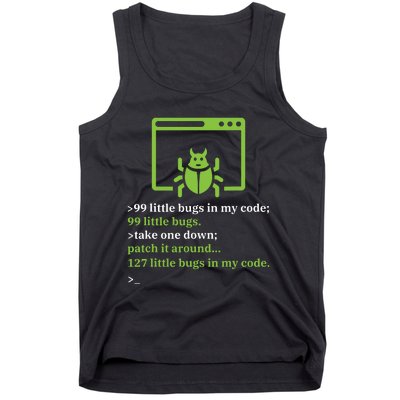 Debugger Debugging Computer Science Programmer Coding Tank Top