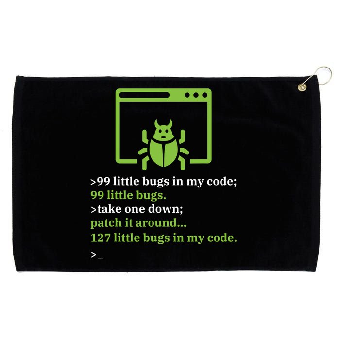 Debugger Debugging Computer Science Programmer Coding Grommeted Golf Towel