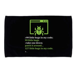 Debugger Debugging Computer Science Programmer Coding Microfiber Hand Towel