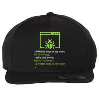 Debugger Debugging Computer Science Programmer Coding Wool Snapback Cap