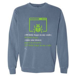 Debugger Debugging Computer Science Programmer Coding Garment-Dyed Sweatshirt