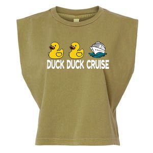 Duck Duck Cruise Funny Family Cruising Matching Garment-Dyed Women's Muscle Tee