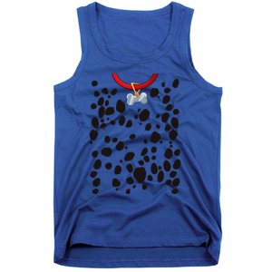 Dog Dalmatian Costume Dalmations Spots Puppy Print Halloween Tank Top