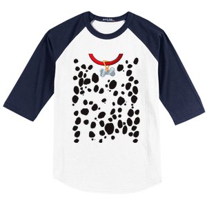 Dog Dalmatian Costume Dalmations Spots Puppy Print Halloween Baseball Sleeve Shirt