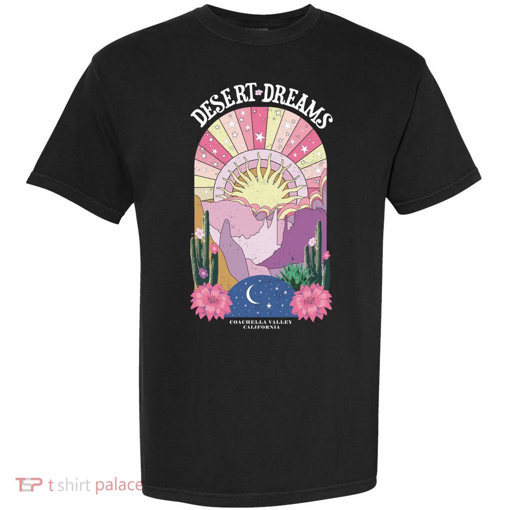 Desert Dreams Coachella Valley California Retro Garment-Dyed Heavyweight T-Shirt