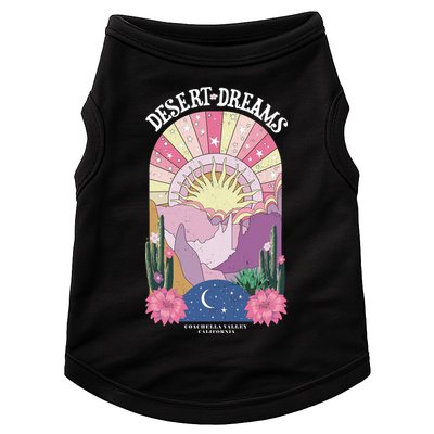 Desert Dreams Coachella Valley California Retro Doggie Tank