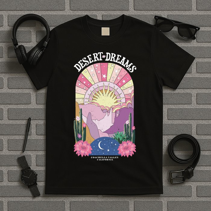 Desert Dreams Coachella Valley California Retro T-Shirt