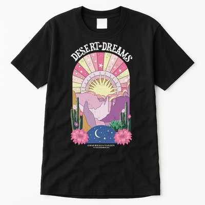 Desert Dreams Coachella Valley California Retro Tall T-Shirt