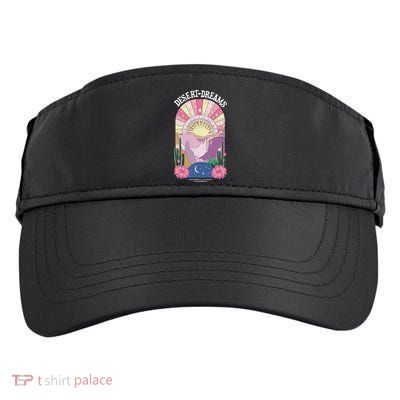 Desert Dreams Coachella Valley California Retro Adult Drive Performance Visor
