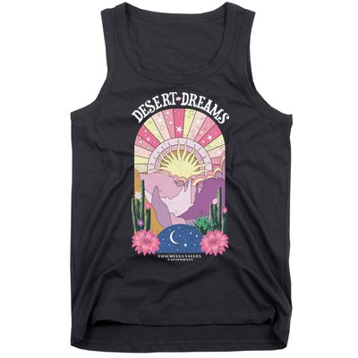 Desert Dreams Coachella Valley California Retro Tank Top