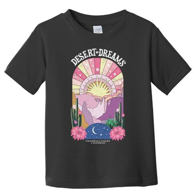 Desert Dreams Coachella Valley California Retro Toddler T-Shirt