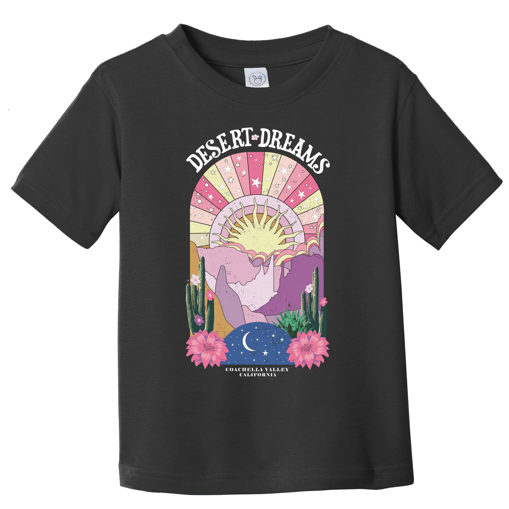Desert Dreams Coachella Valley California Retro Toddler T-Shirt