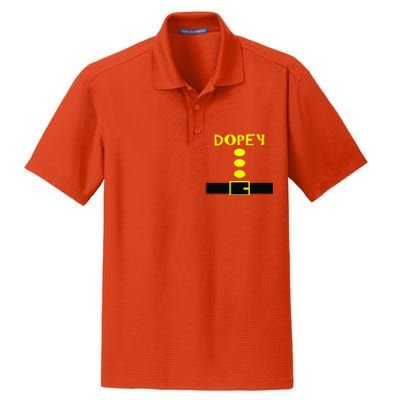 Dopey Dwarf Costume Funny Halloween Gifts Dry Zone Grid Polo