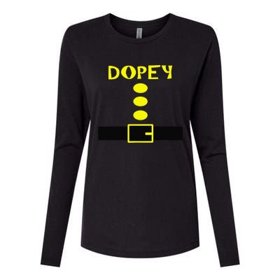 Dopey Dwarf Costume Funny Halloween Gifts Womens Cotton Relaxed Long Sleeve T-Shirt