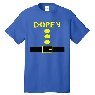 Dopey Dwarf Costume Funny Halloween Gifts Tall T-Shirt