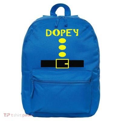 Dopey Dwarf Costume Funny Halloween Gifts 16 in Basic Backpack