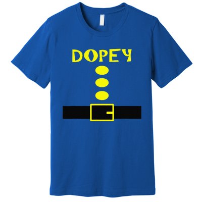 Dopey Dwarf Costume Funny Halloween Gifts Premium T-Shirt