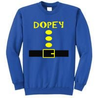 Dopey Dwarf Costume Funny Halloween Gifts Tall Sweatshirt