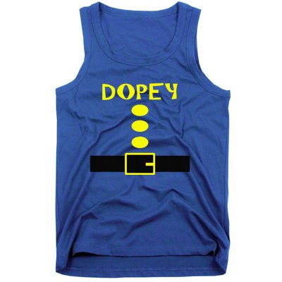 Dopey Dwarf Costume Funny Halloween Gifts Tank Top