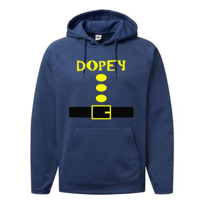 Dopey Dwarf Costume Funny Halloween Gifts Performance Fleece Hoodie