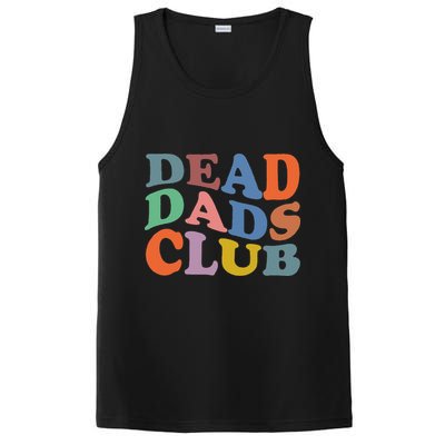 Dead Dad Club Vintage Funny Saying PosiCharge Competitor Tank