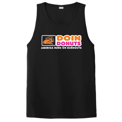 Doin Donuts Cute Gift Funny Burnout Racing Car Enthusiast / Car Guy Great Gift PosiCharge Competitor Tank