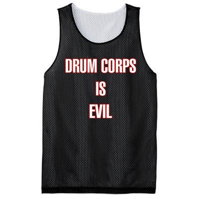 Drumcowoco Drum Corps Is Evil Mesh Reversible Basketball Jersey Tank