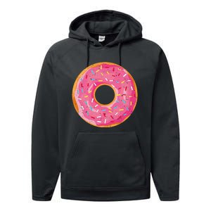 Delicious Donut Costume Performance Fleece Hoodie