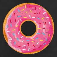 Delicious Donut Costume Adult Drive Performance Visor
