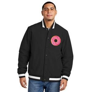 Delicious Donut Costume Insulated Varsity Jacket