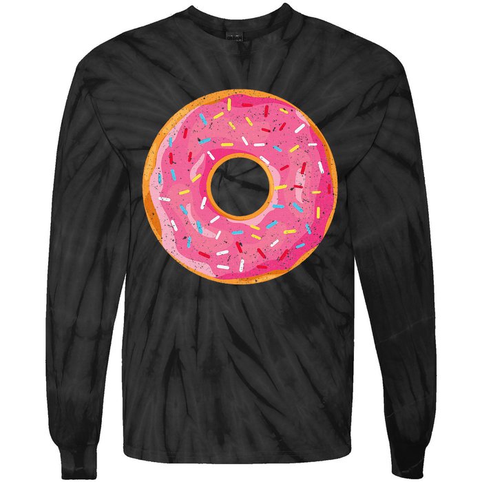 Delicious Donut Costume Tie-Dye Long Sleeve Shirt