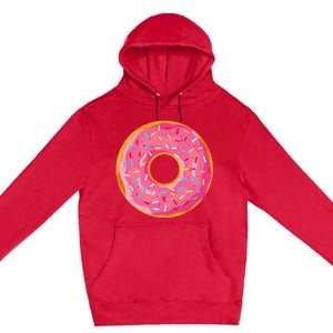 Delicious Donut Costume Premium Pullover Hoodie