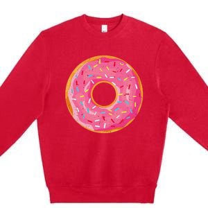 Delicious Donut Costume Premium Crewneck Sweatshirt