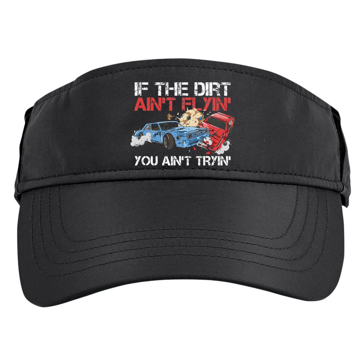 Demolition Derby Cars Design for a Demolition Derby Driver Adult Drive Performance Visor