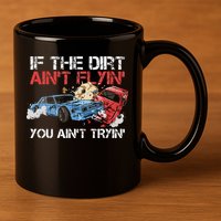 Demolition Derby Cars Design for a Demolition Derby Driver 11oz C Handle Ceramic Mug