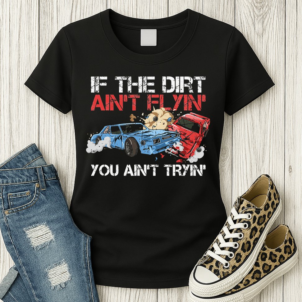 Demolition Derby Cars Design for a Demolition Derby Driver Womens T-Shirt