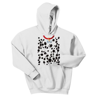 Dog Dalmatian Costume Dalmations Spots Puppy Print Halloween Kids Hoodie