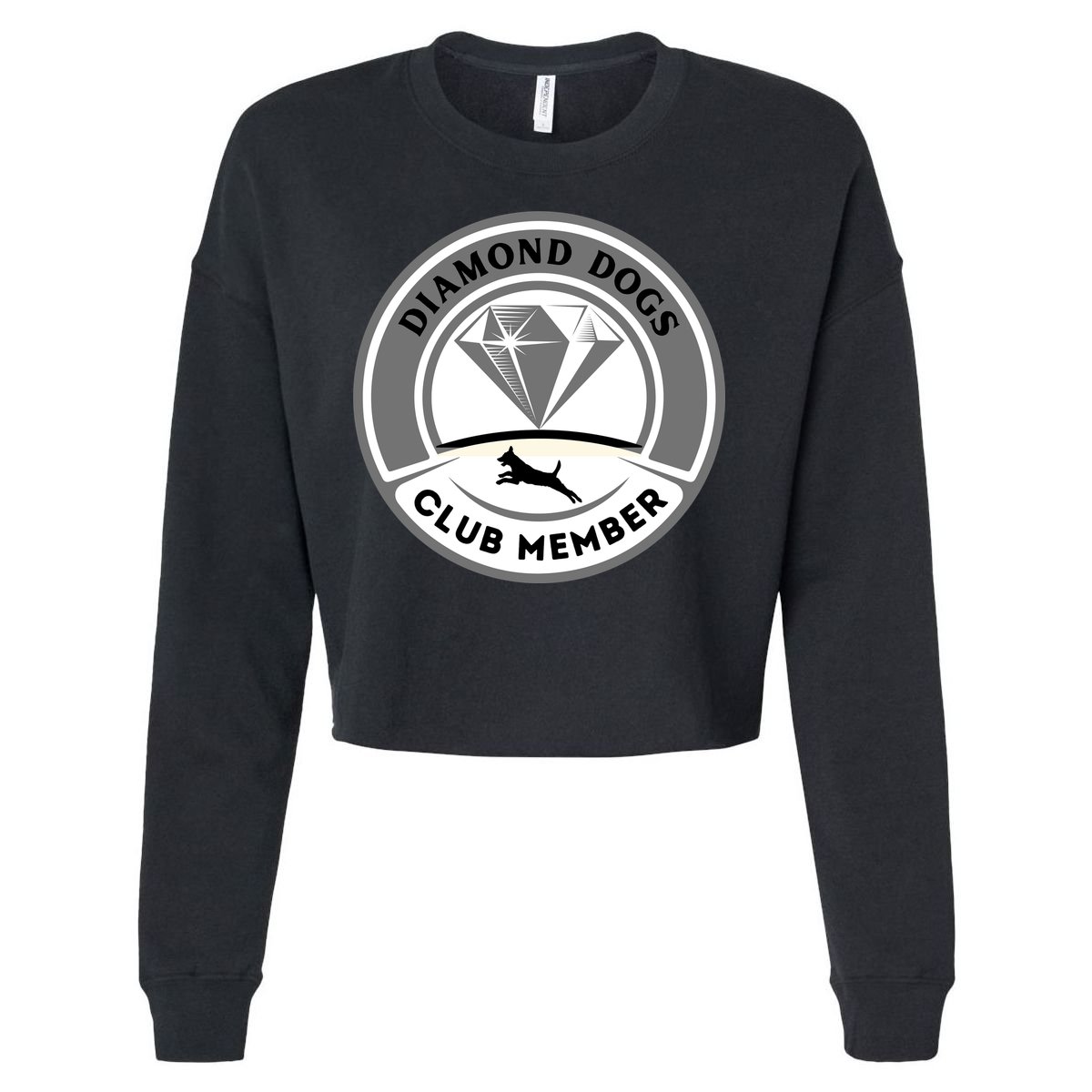 Diamond Dogs Club Member Cropped Pullover Crew