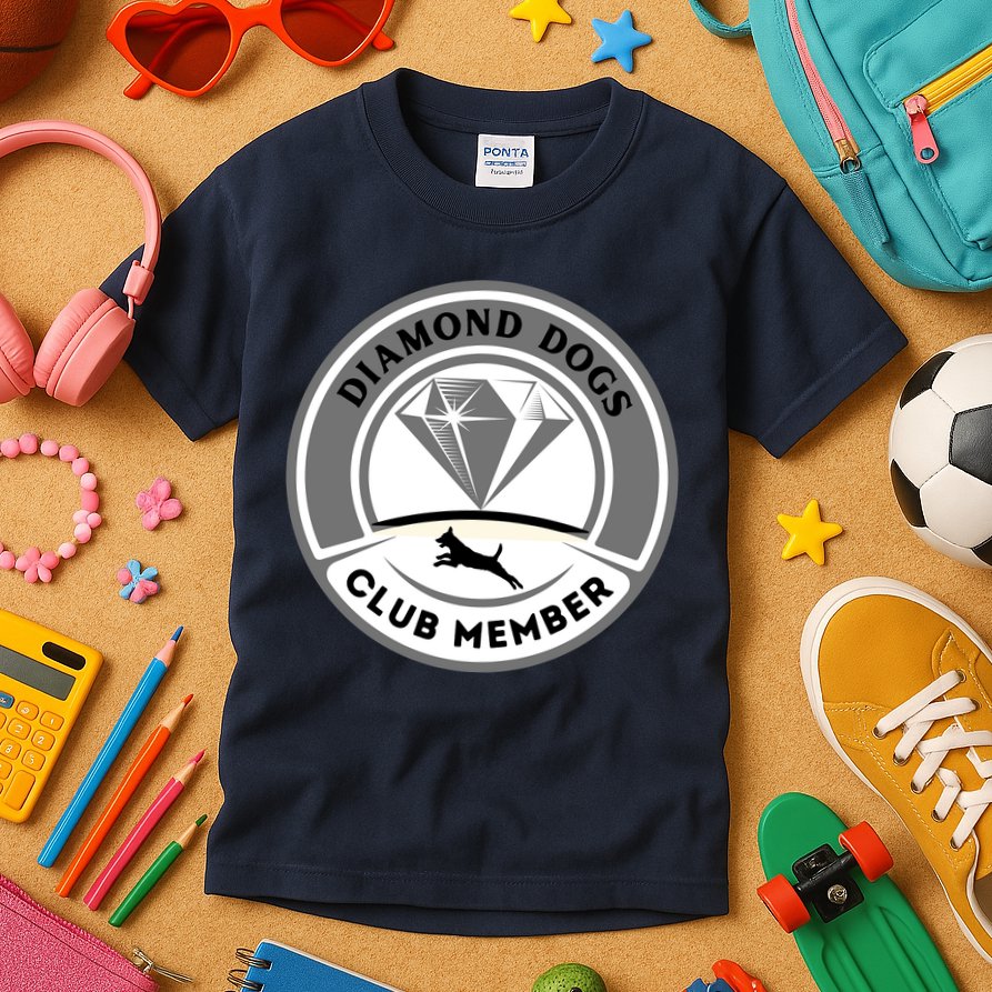 Diamond Dogs Club Member Kids T-Shirt