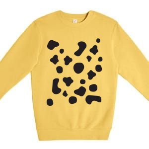 Dalmatian Dog Cool Halloween Group Couple Costume Men Women Premium Crewneck Sweatshirt